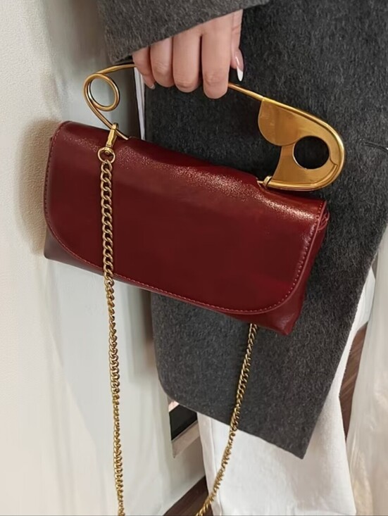Handbags - [Trendy Creative Handbag] Autumn and Winter Popular Niche Design, Trendy Creativ